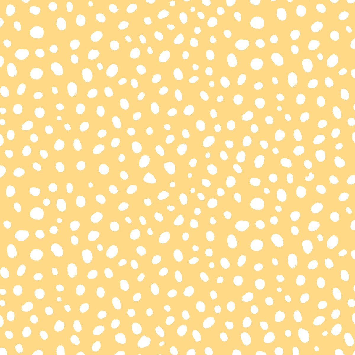 An abstract pattern of white dots on a yellow background - Yellow