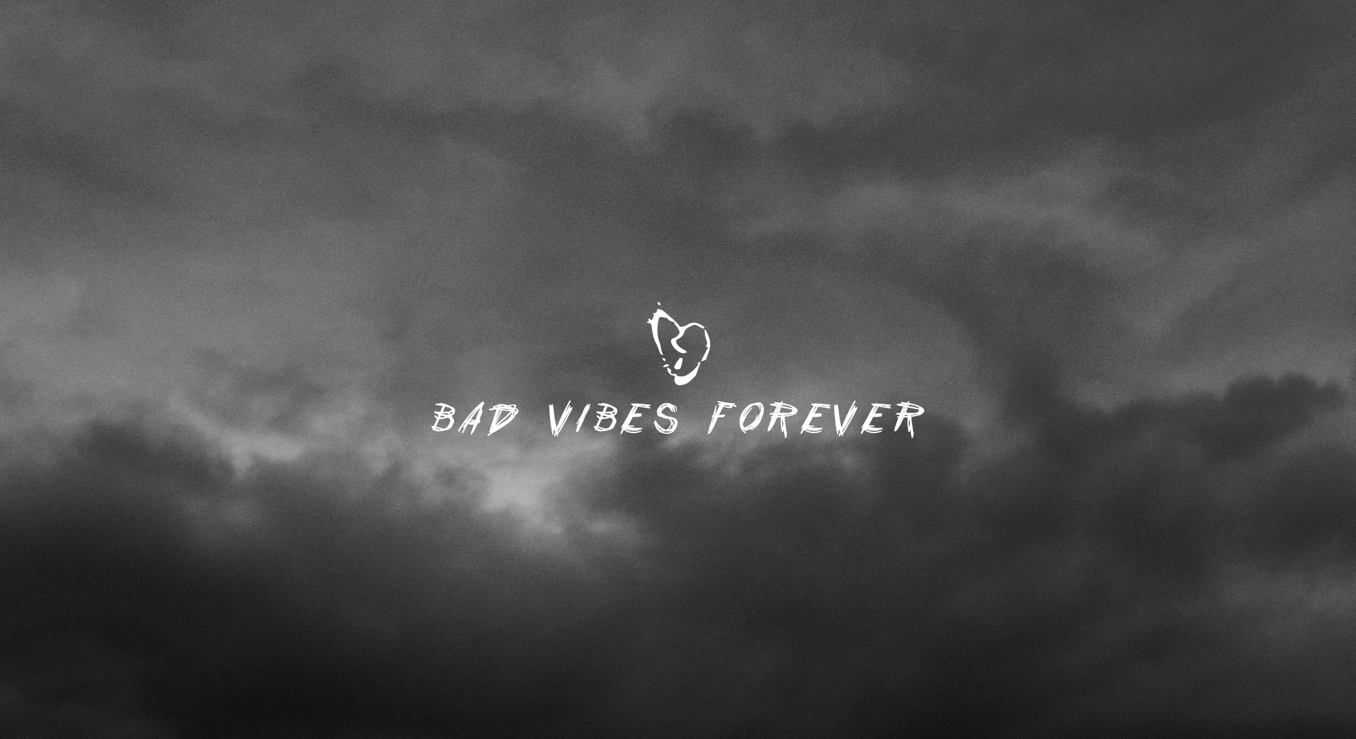 A black and white photo of the words babies forever - XXXTentacion