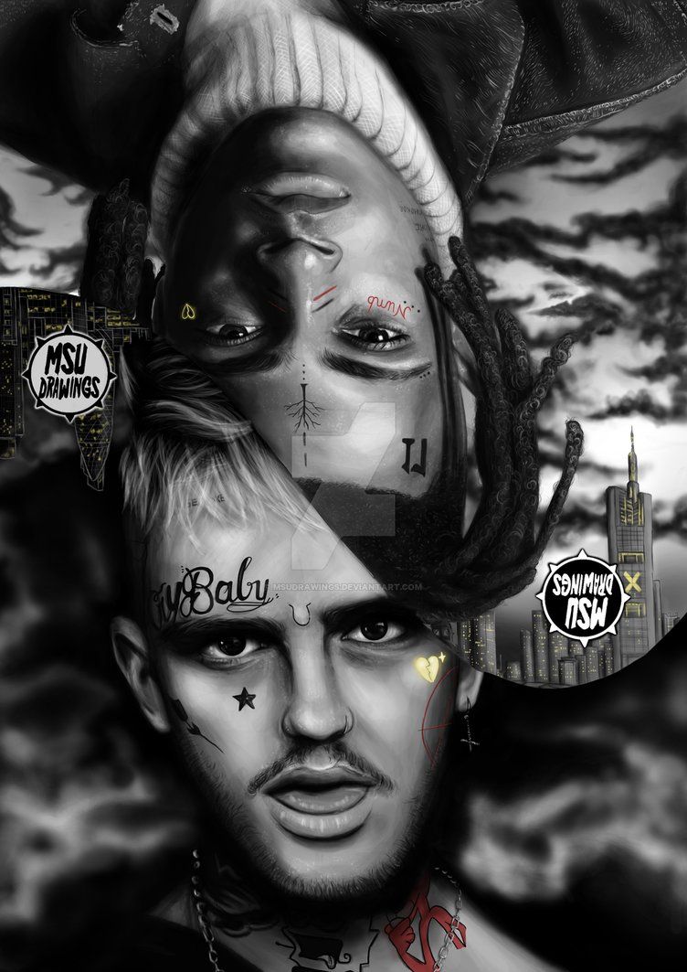 Free download The Lil Peep n XXXTentacion Drawing MSUdrawings by MSUdrawings [752x1063] for your Desktop, Mobile & Tablet. Explore Lil Peep And XXXTentacion Wallpaper. Peep Wallpaper, Lil Jon Wallpaper