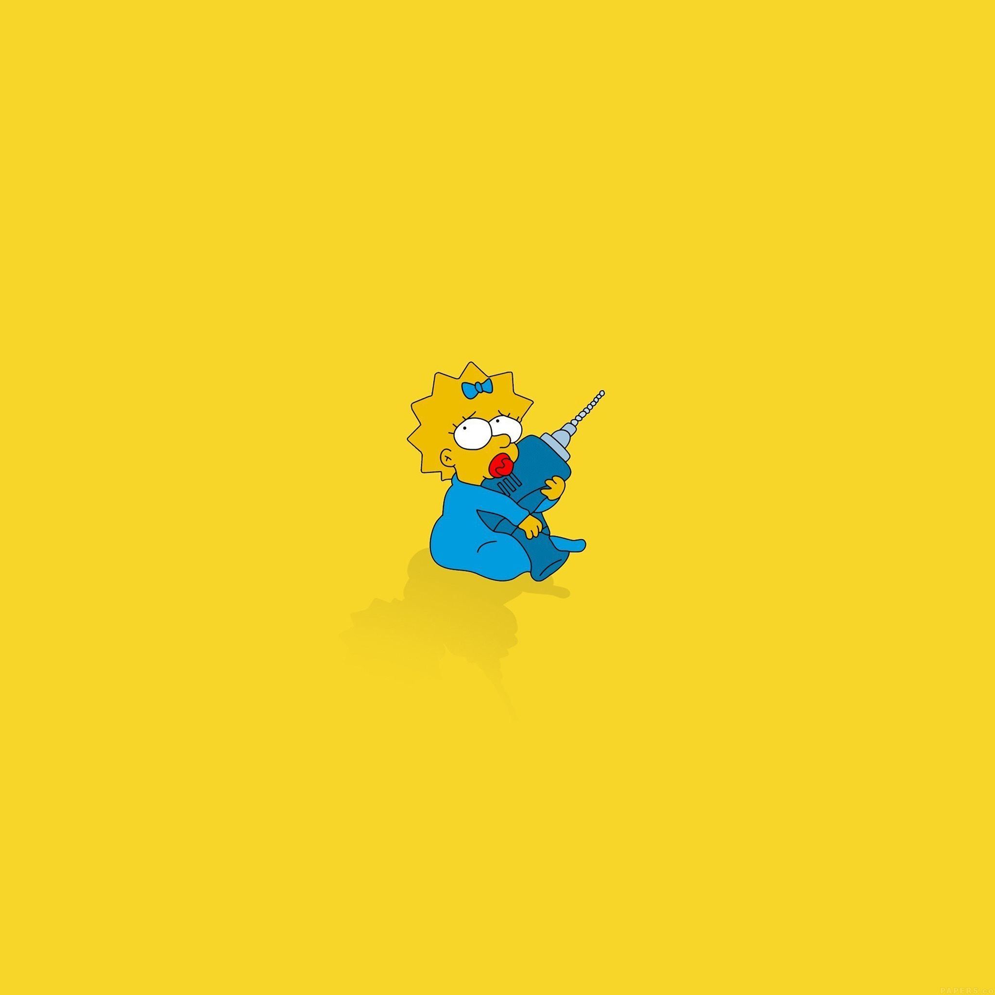 Maggie Simpson with a drill - The Simpsons