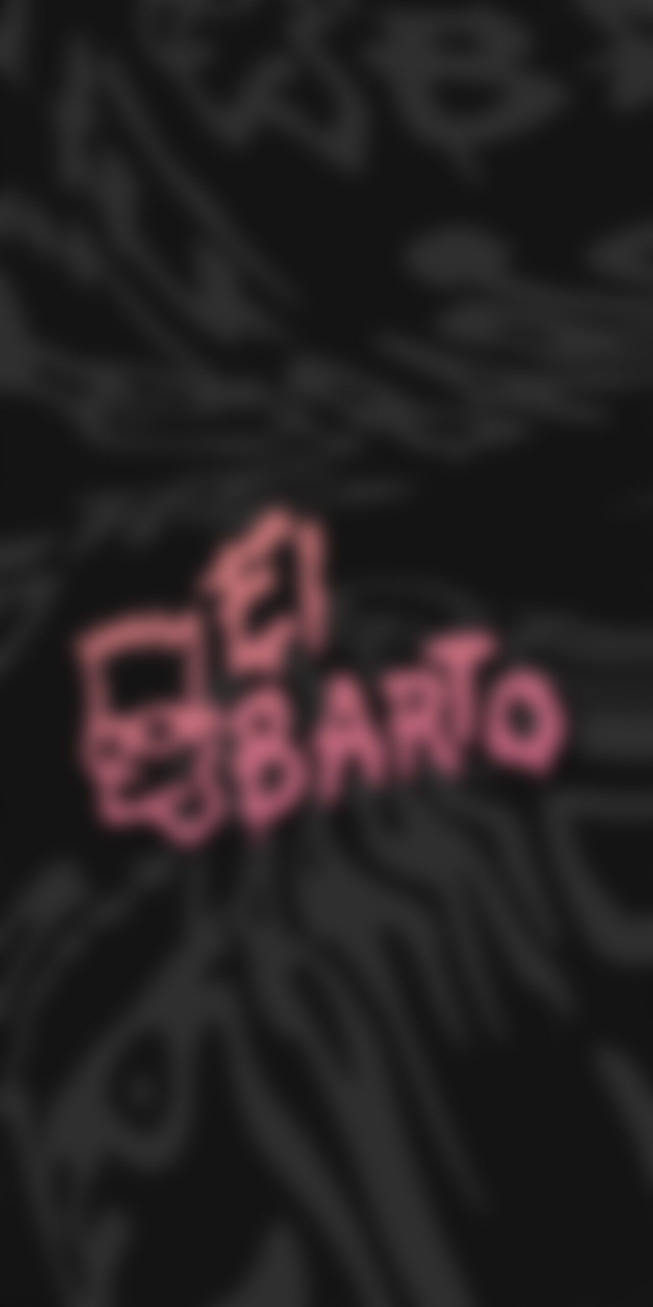 Black Background with Bart Simpson's Tag Wallpaper El Barto
