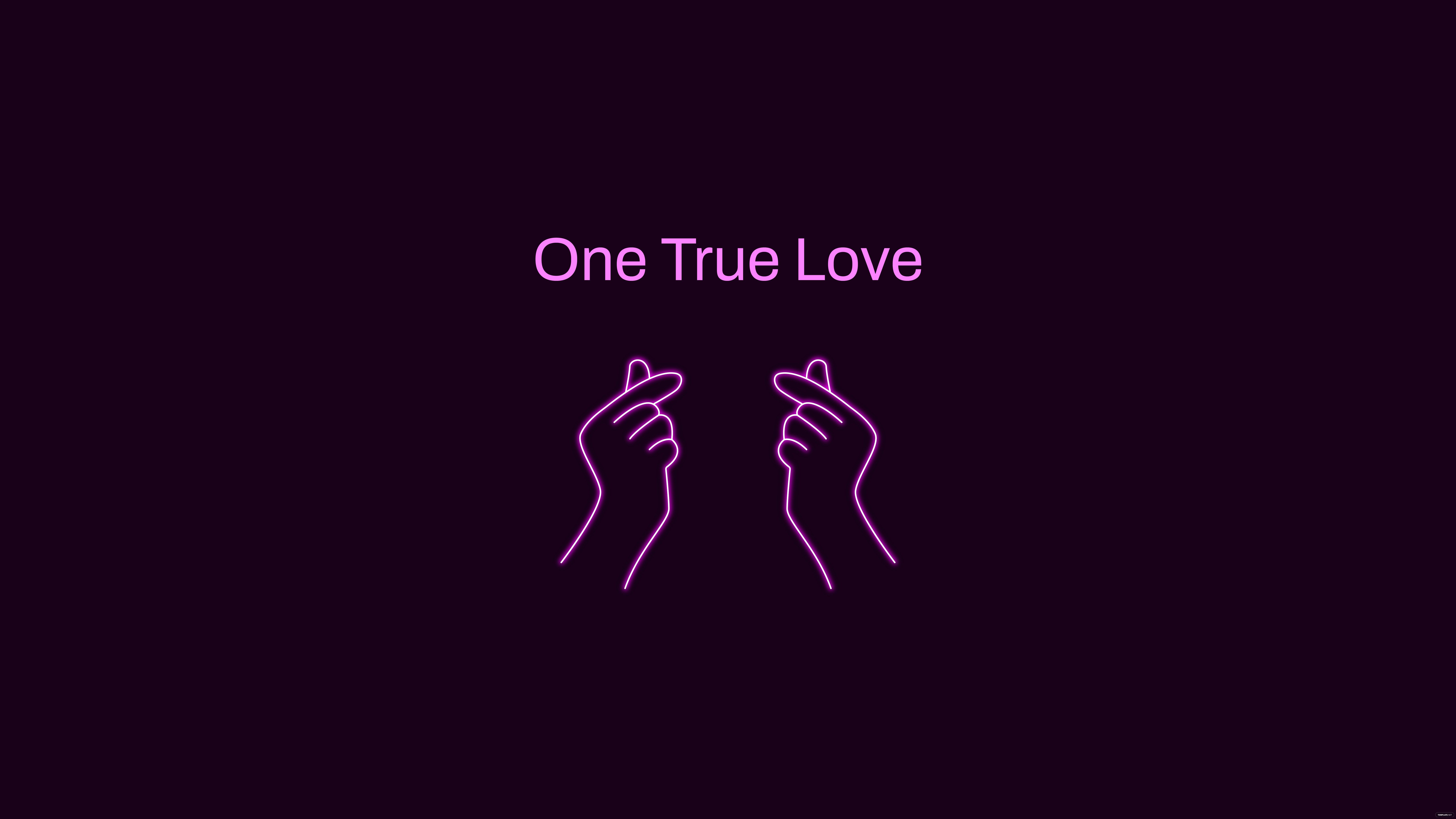 One True Love wallpaper with abstract background. One True Love wallpaper with abstract background. You can use this wallpaper for your Windows and Mac OS computers as well as your Android and iPhone smartphones - Neon, neon purple, purple