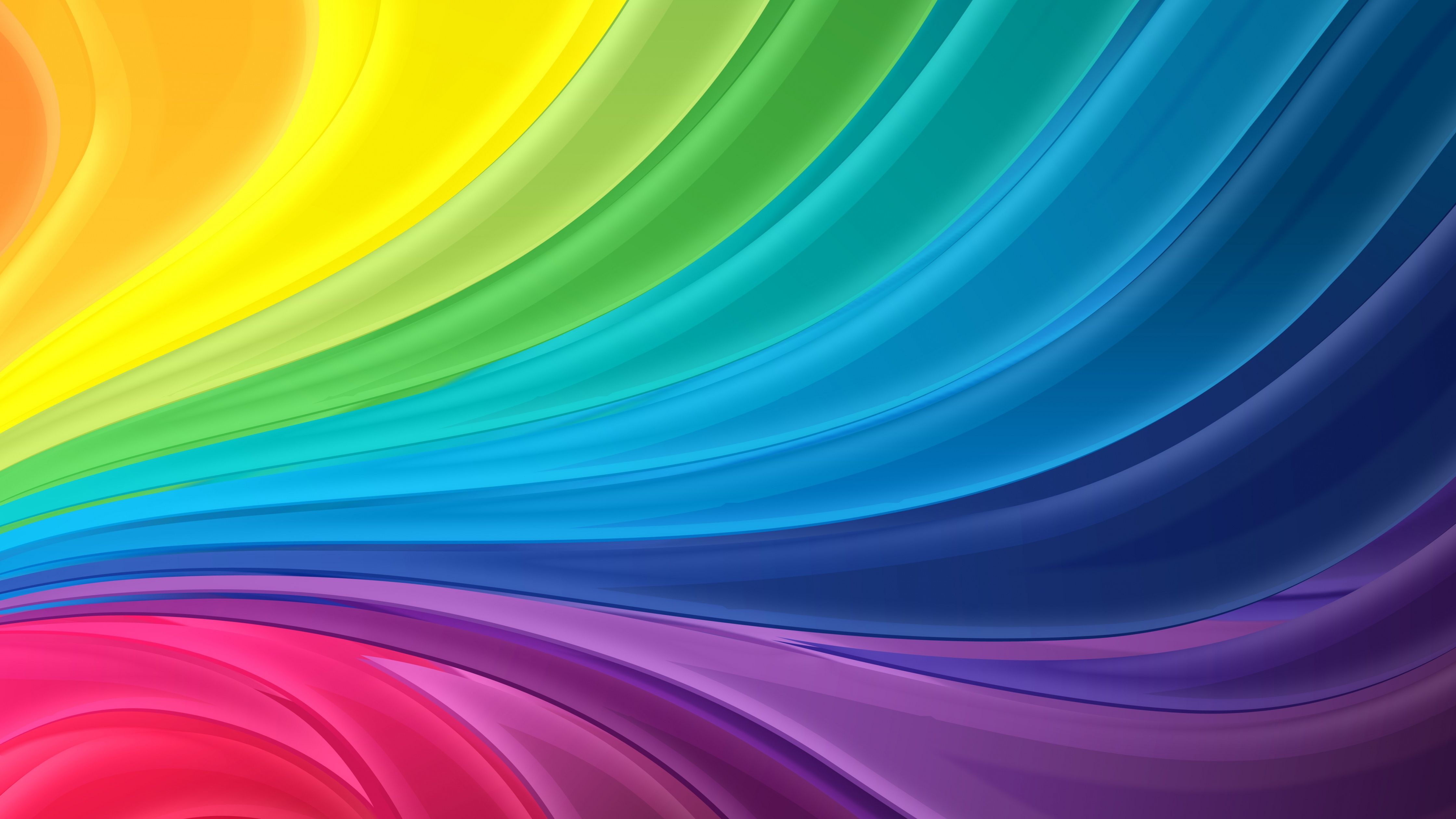 A rainbow colored background with swirling colors - Rainbows