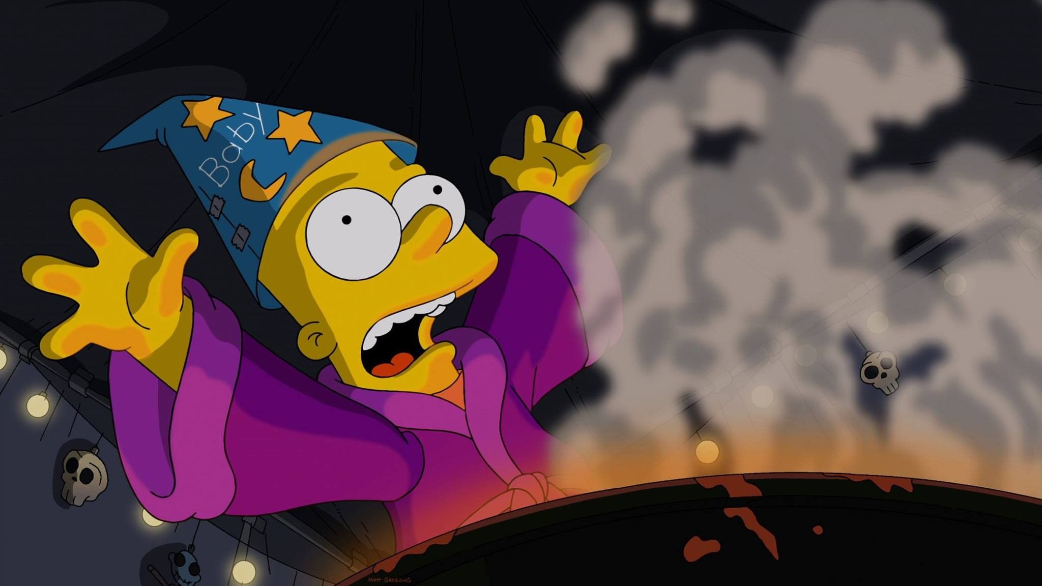 the simpsons bart simpson wizard