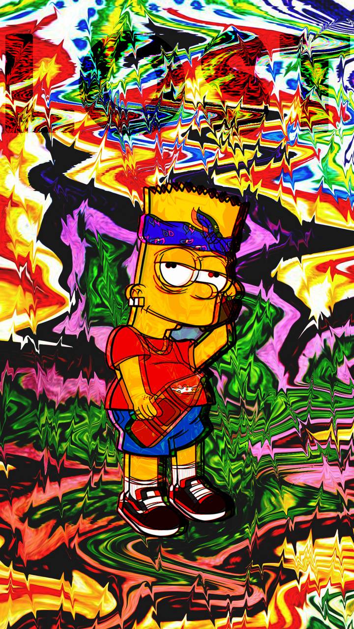 Trippy bart simpson wallpaper by that 70s show - The Simpsons