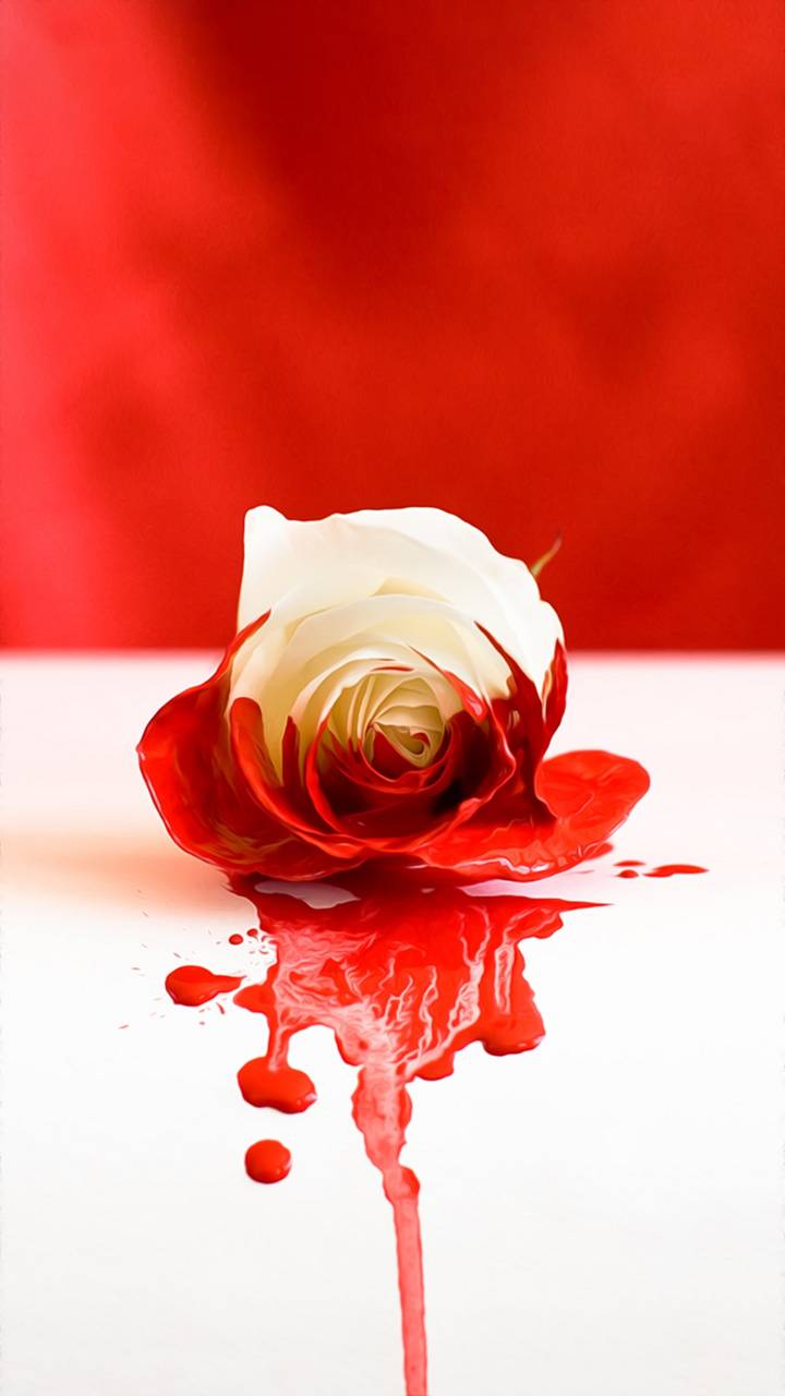 Blood Rose Wallpaper
