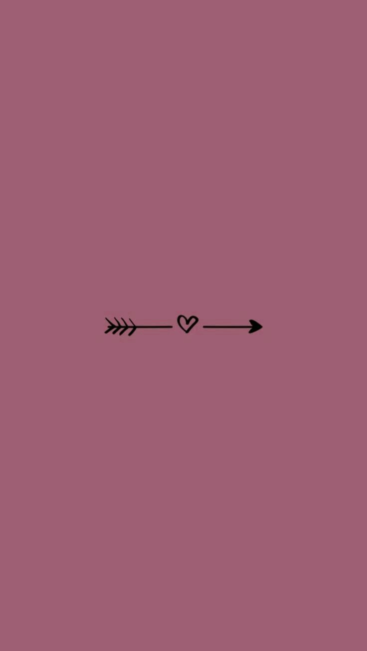 A heart and arrow on pink background - Cute iPhone, cute