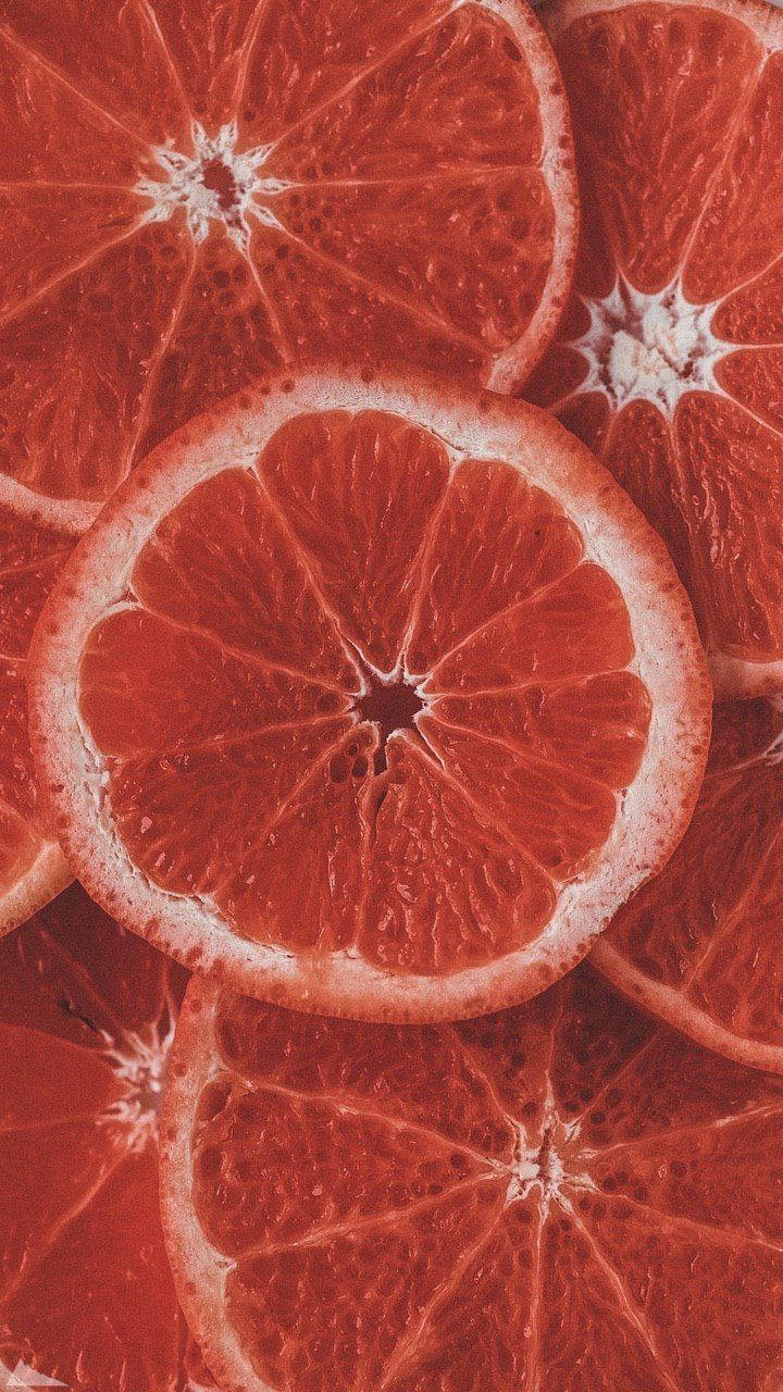 Download Blood Orange Citrus Fruits Aesthetic Wallpaper
