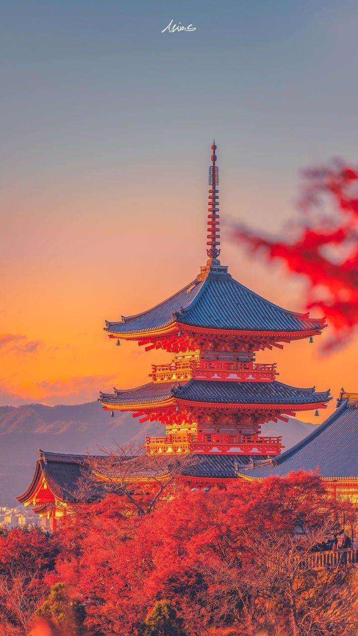 The beauty of Japan's autumn season is captured in this stunning image. - Japan