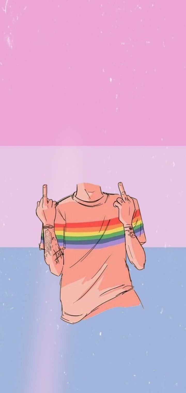 A drawing of an image with the words pride on it - Gay, LGBT