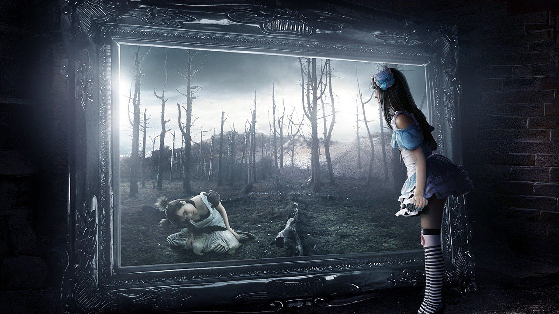 Alice in Wonderland, Spooky, Gothic HD Wallpaper / Desktop and Mobile Image & Photo