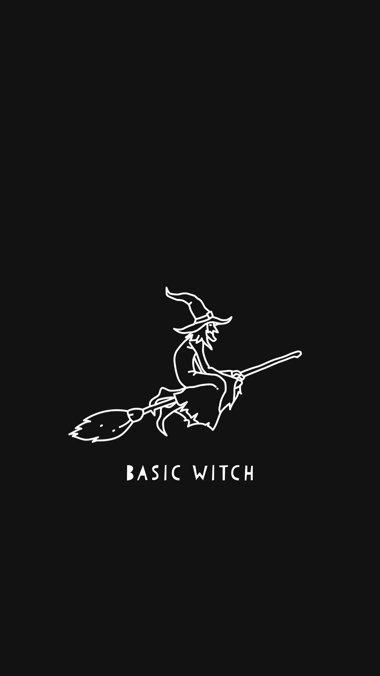 The logo for basic witch - Witch, gothic