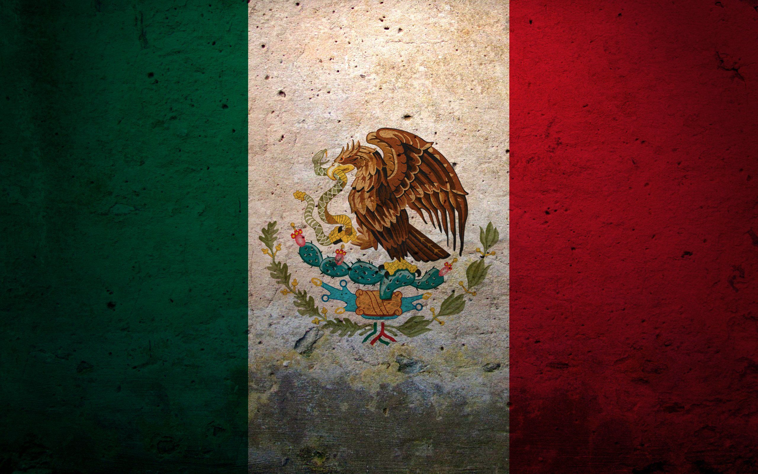 Mexico flag wallpaper 2560x1600 for your computer - Mexico