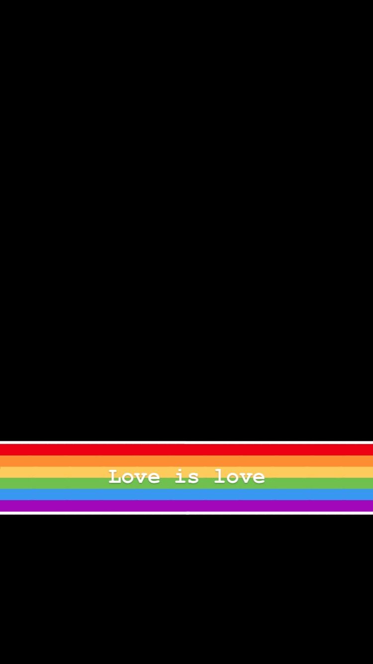 Love is a rainbow by person - LGBT, pride, gay