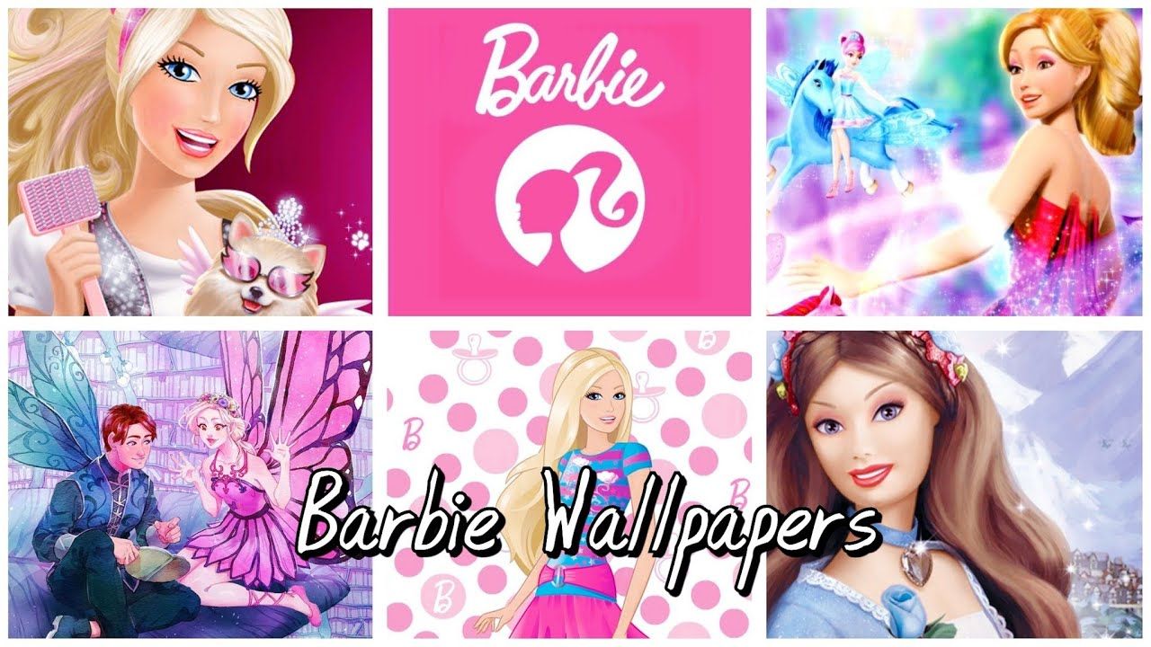 Barbie wallpaper is a wallpaper which features Barbie dolls. - Barbie