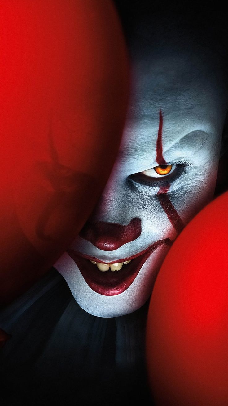 The Clown Pennywise IT Chapter Two 2019 4K Ultra HD Mobile Wallpaper. Creepy faces, Pennywise the clown, Scary wallpaper