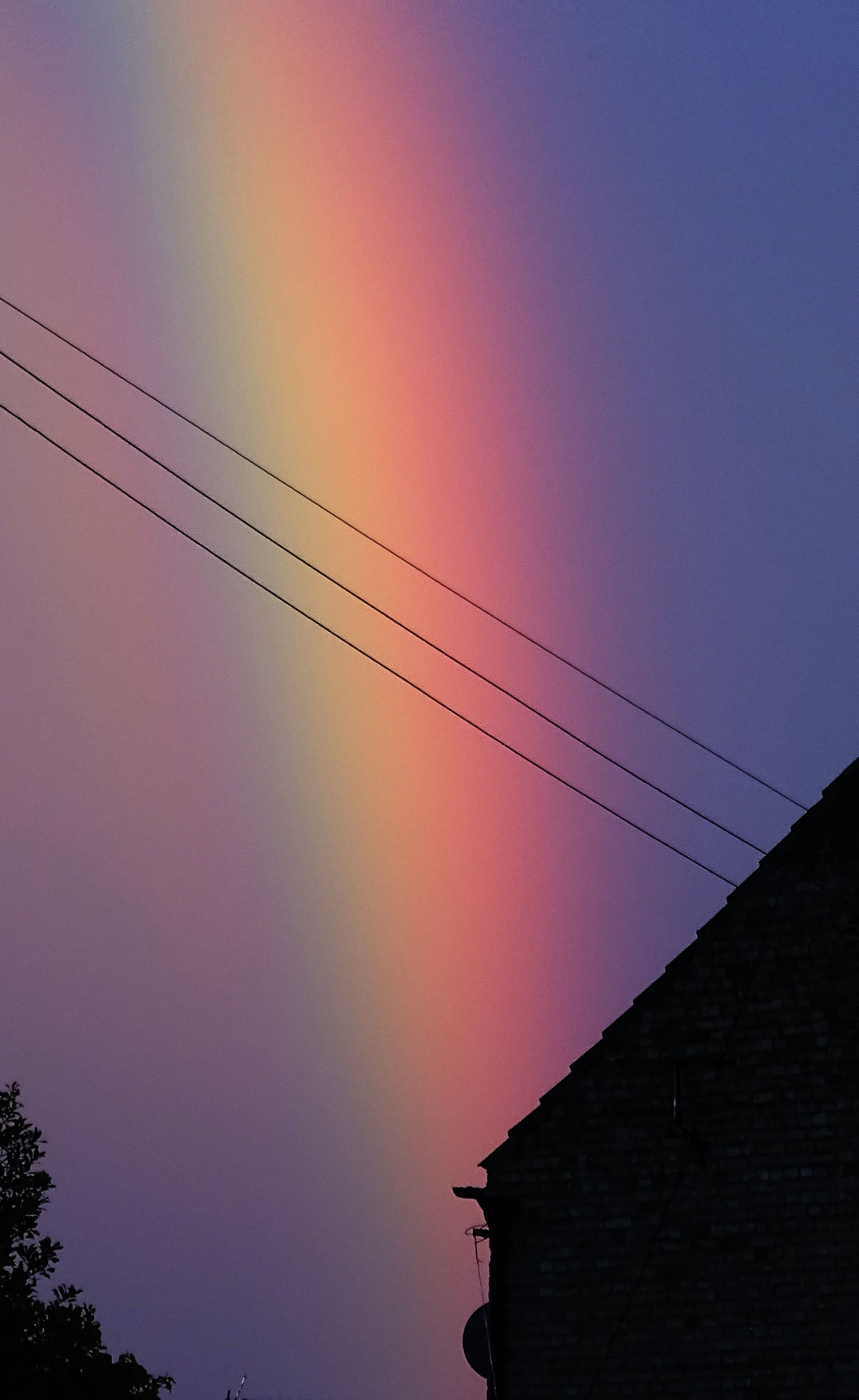 A rainbow is seen in the sky - Rainbows
