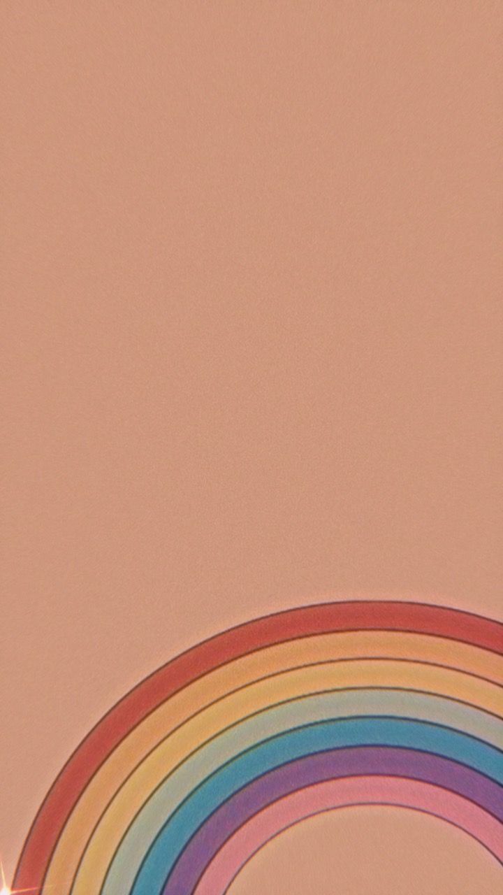 Aesthetic wallpaper for phone with rainbow on the bottom - Rainbows, gay