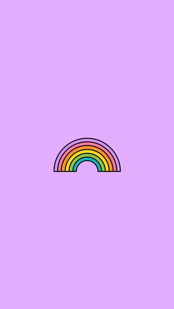 Purple Rainbow Wallpaper