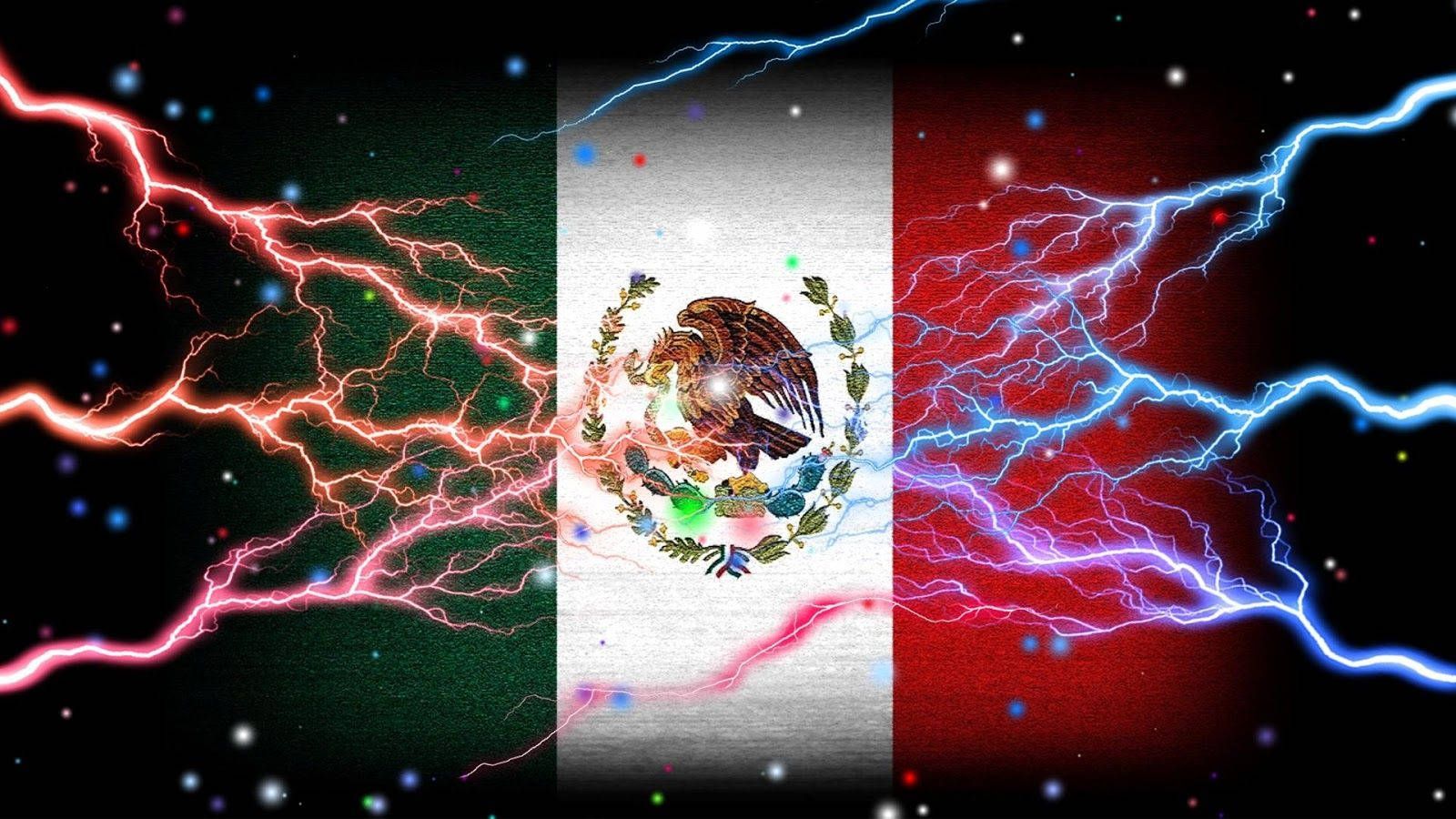 Download Incredible Mexico Flag Illustration Wallpaper