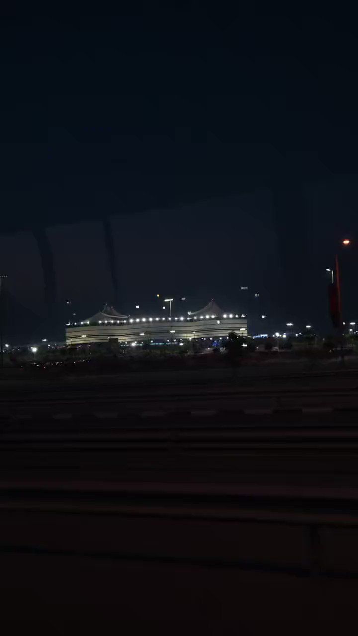 A view of the airport at night - Night