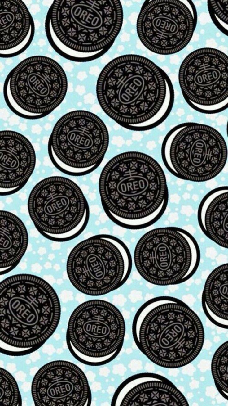 Oreo cookies on a blue background - Oreo