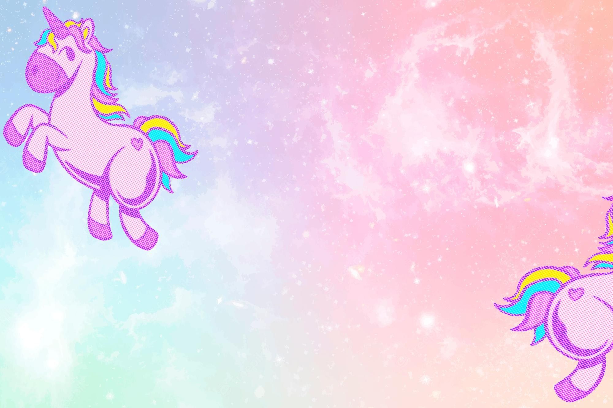 Unicorn wallpaper Vectors & Illustrations for Free Download