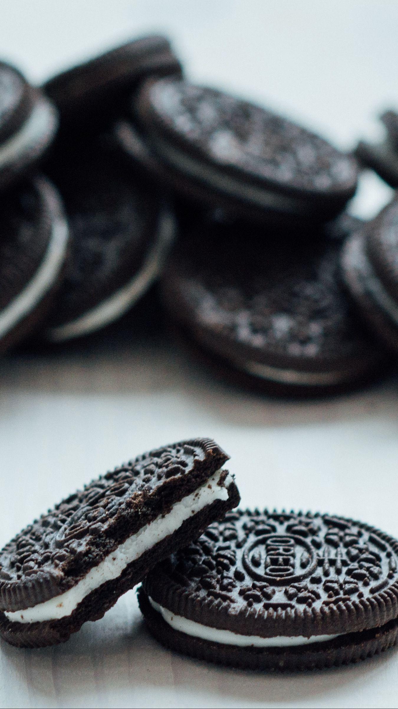 A close up of an oreo cookie - Oreo