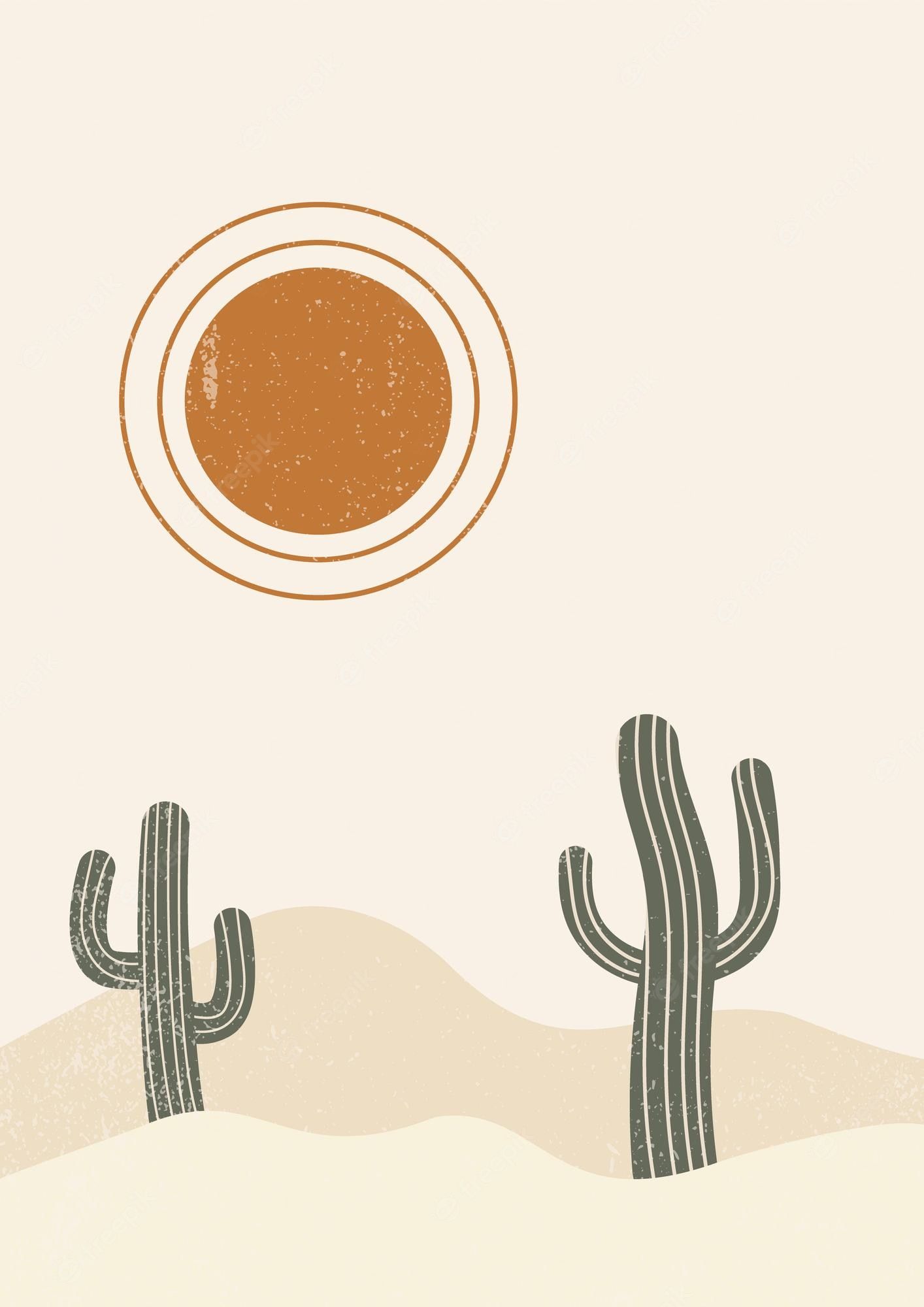 Cactus Background Image