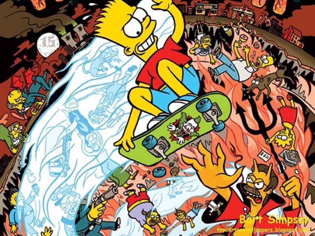 The simpsons comic book cover - Skate