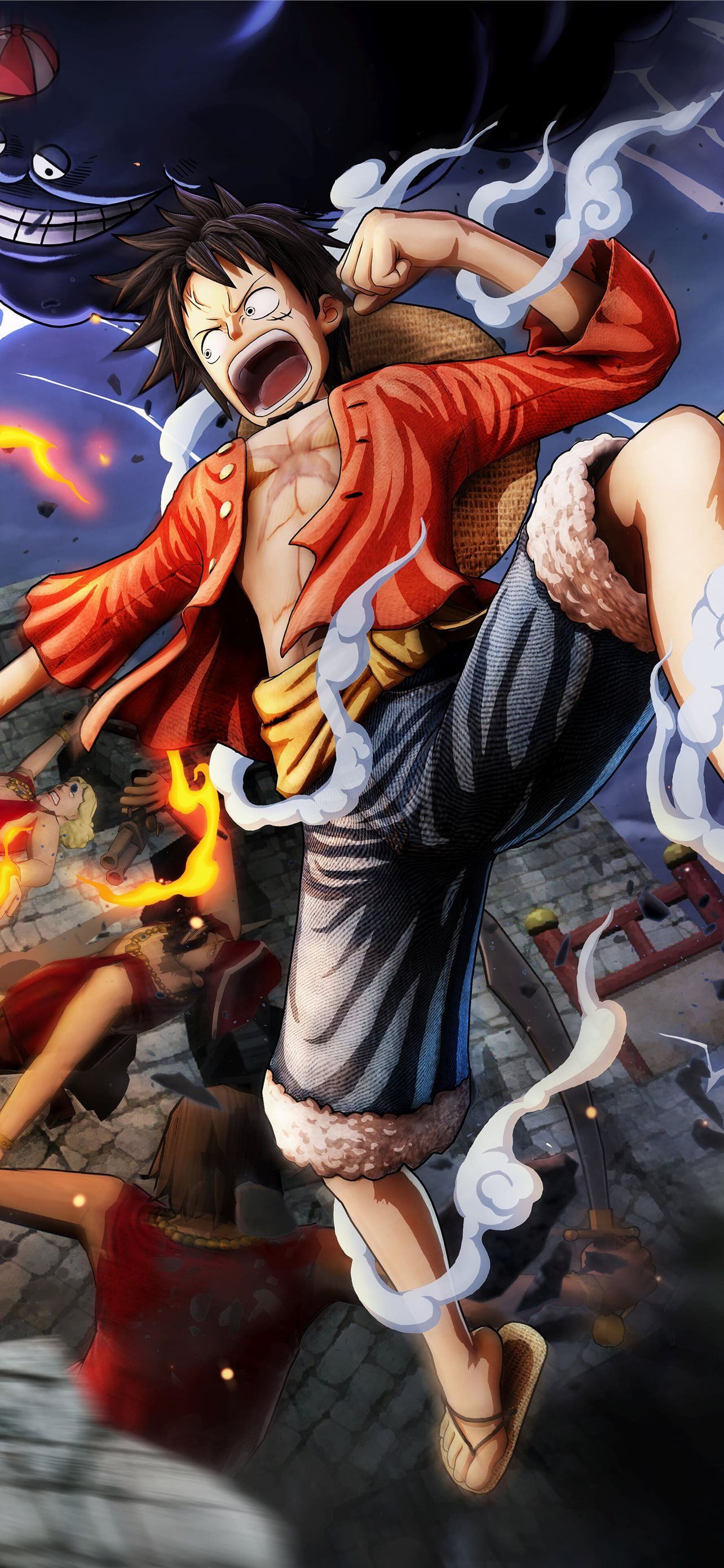 One Piece Luffy iPhone Wallpaper with high-resolution 1080x1920 pixel. You can use this wallpaper for your iPhone 5, 6, 7, 8, X, XS, XR backgrounds, Mobile Screensaver, or iPad Lock Screen - One Piece