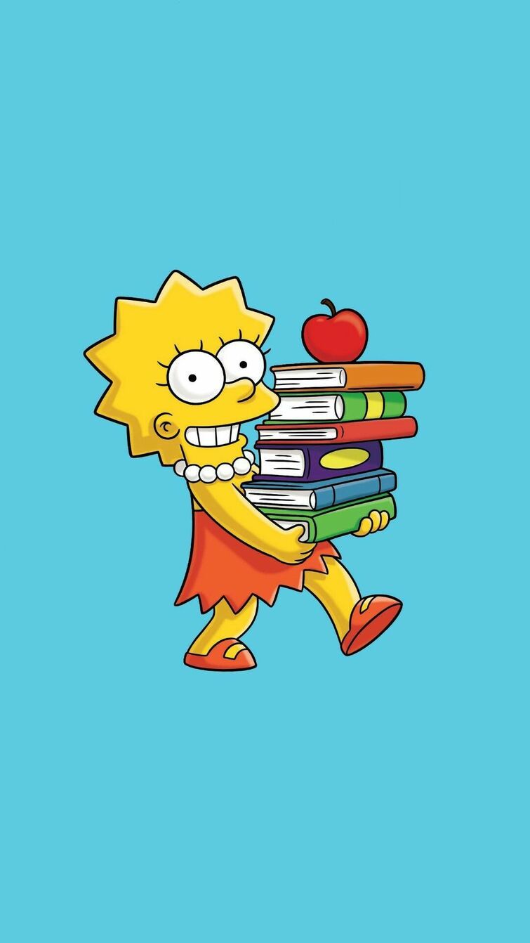 The simpsons wallpapers, person carrying books - Fortnite