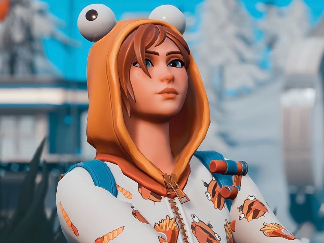 Fortnite character with a hoodie and a backpack - Fortnite