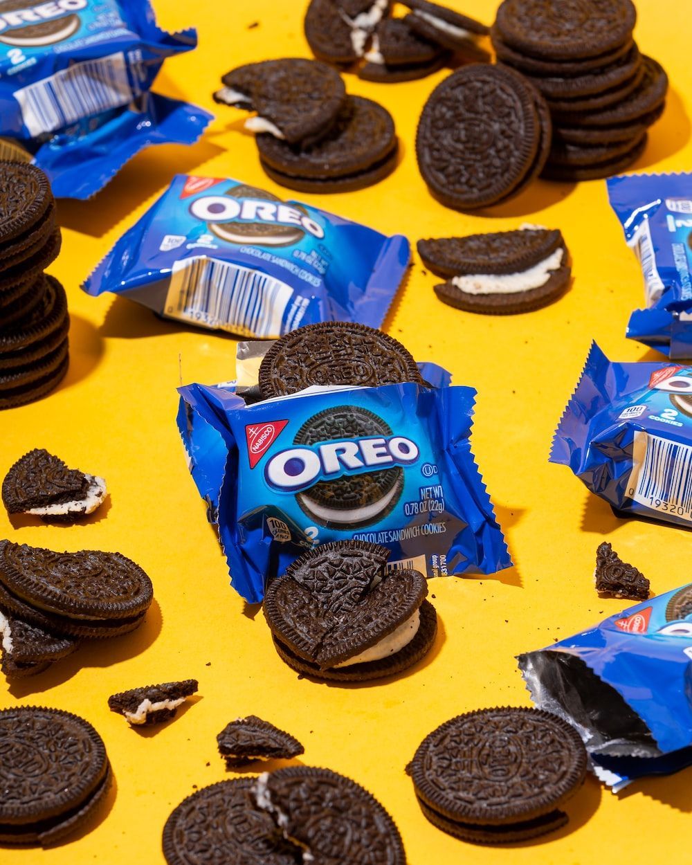 A pile of oreo cookies on top - Oreo