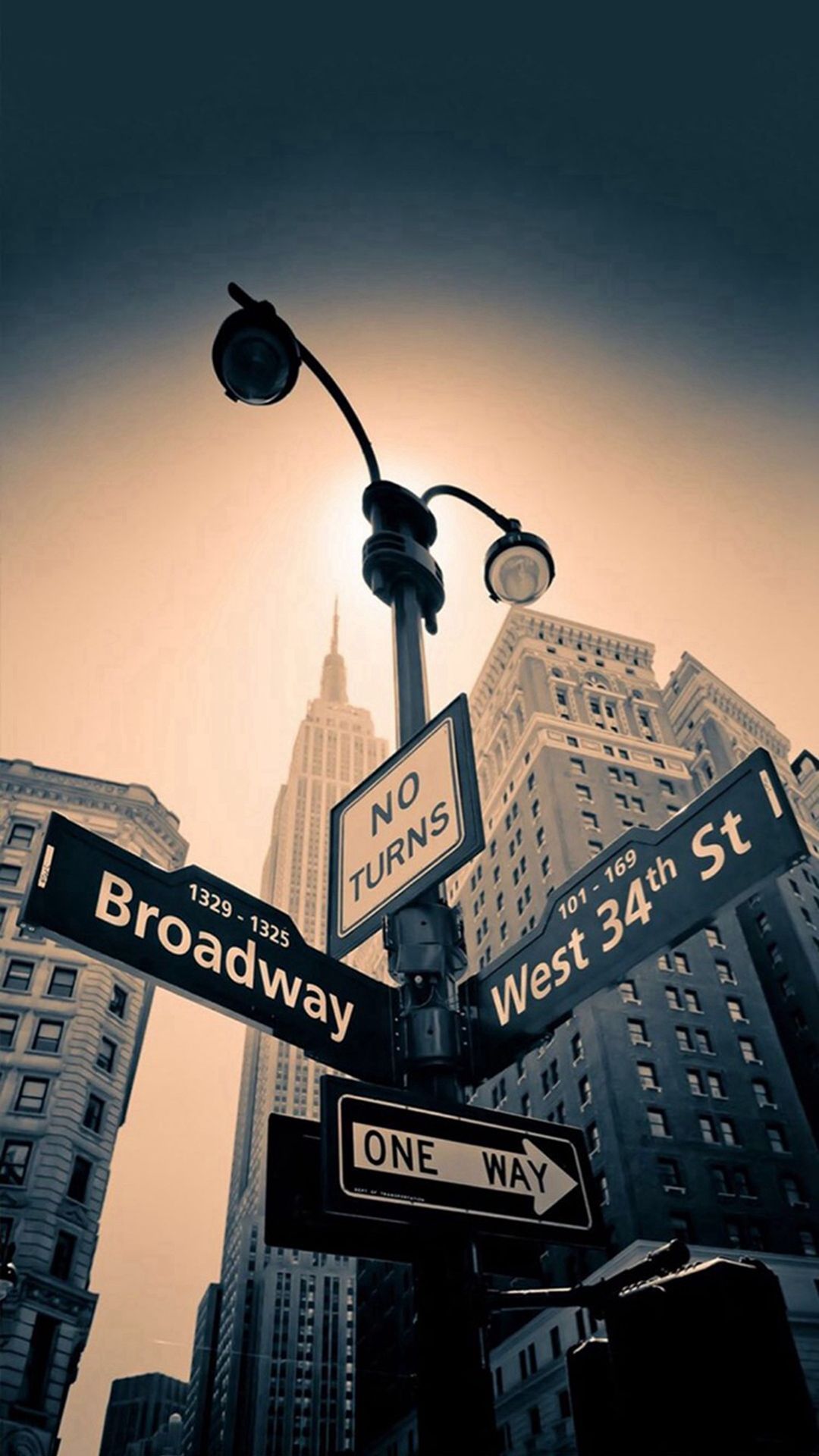 A street sign with Broadway on it - Broadway