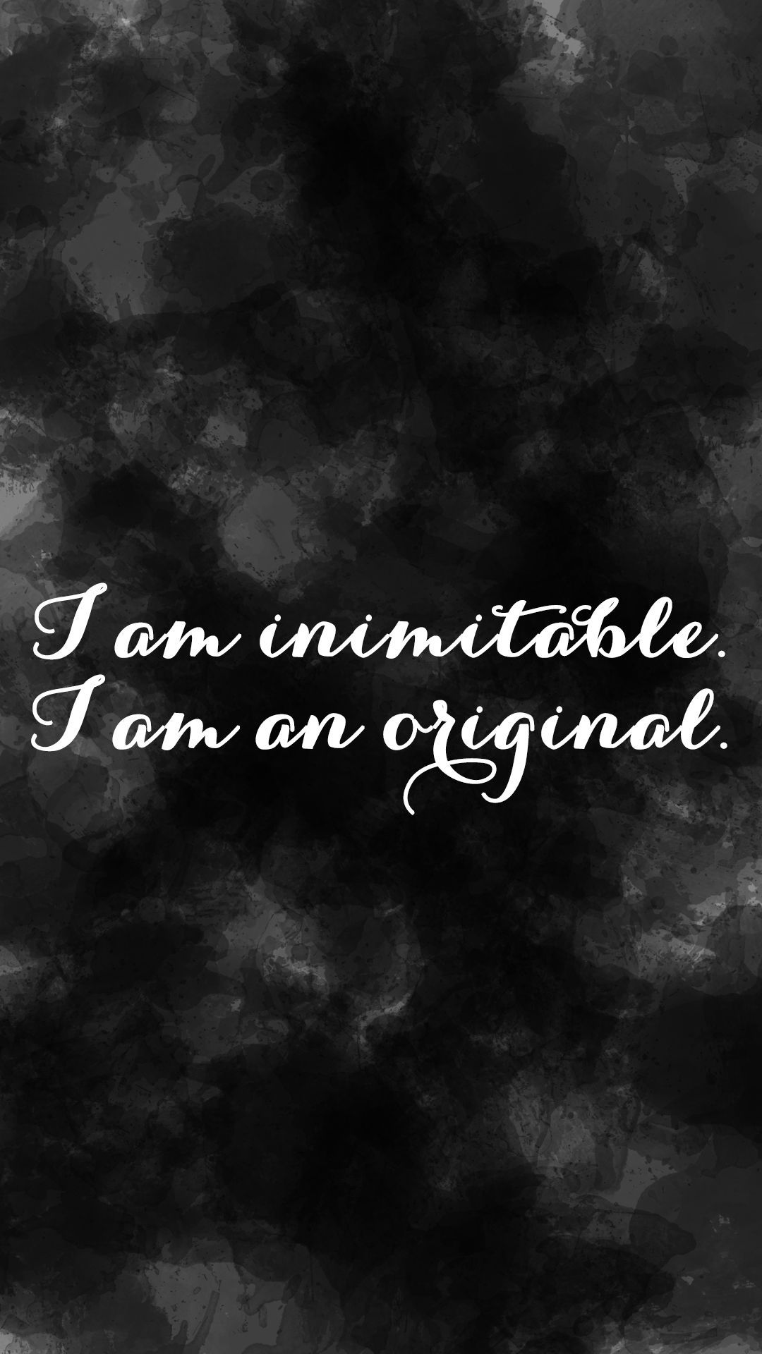 I am invincible. I am an original. - Broadway