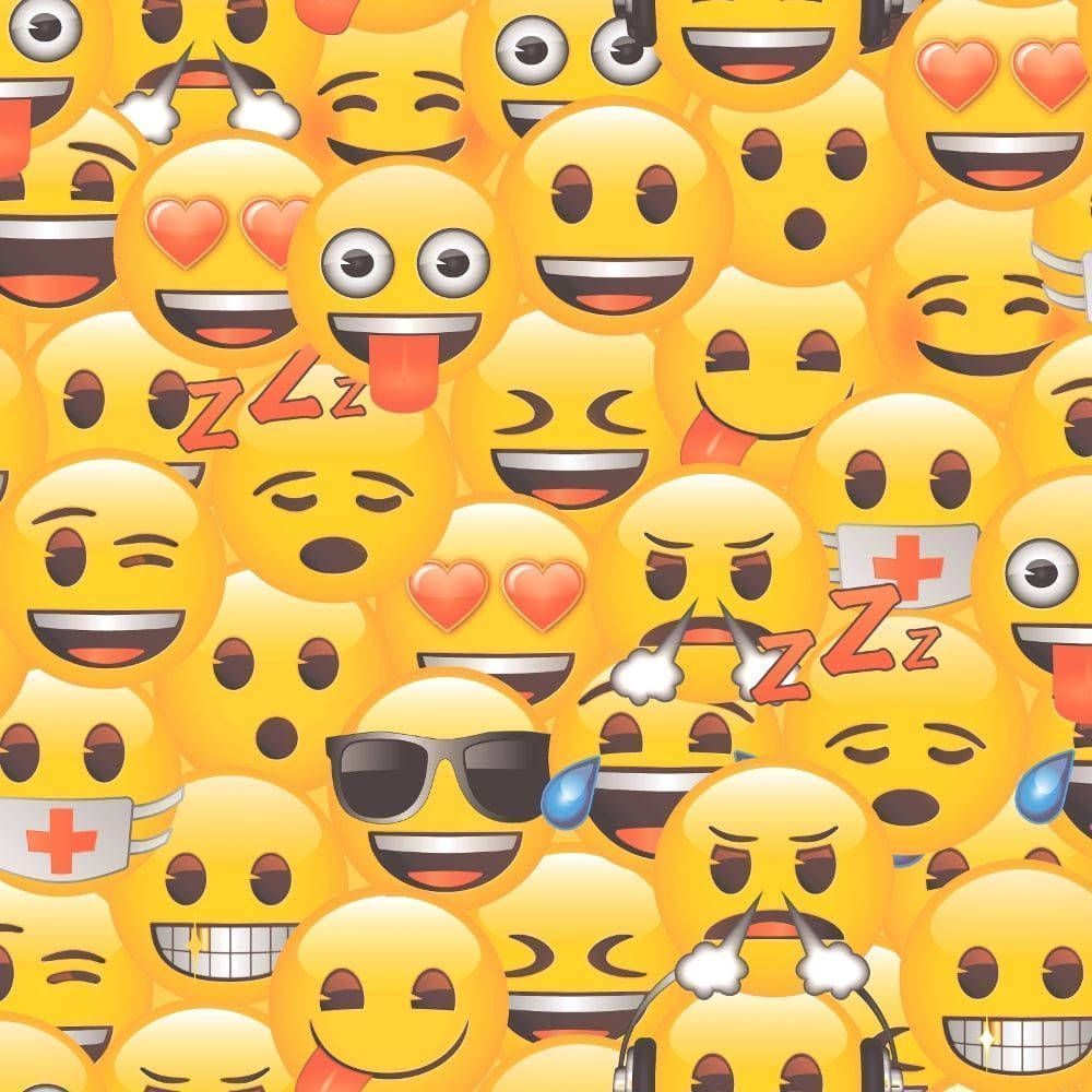 A wallpaper with a lot of emojis on it - Emoji