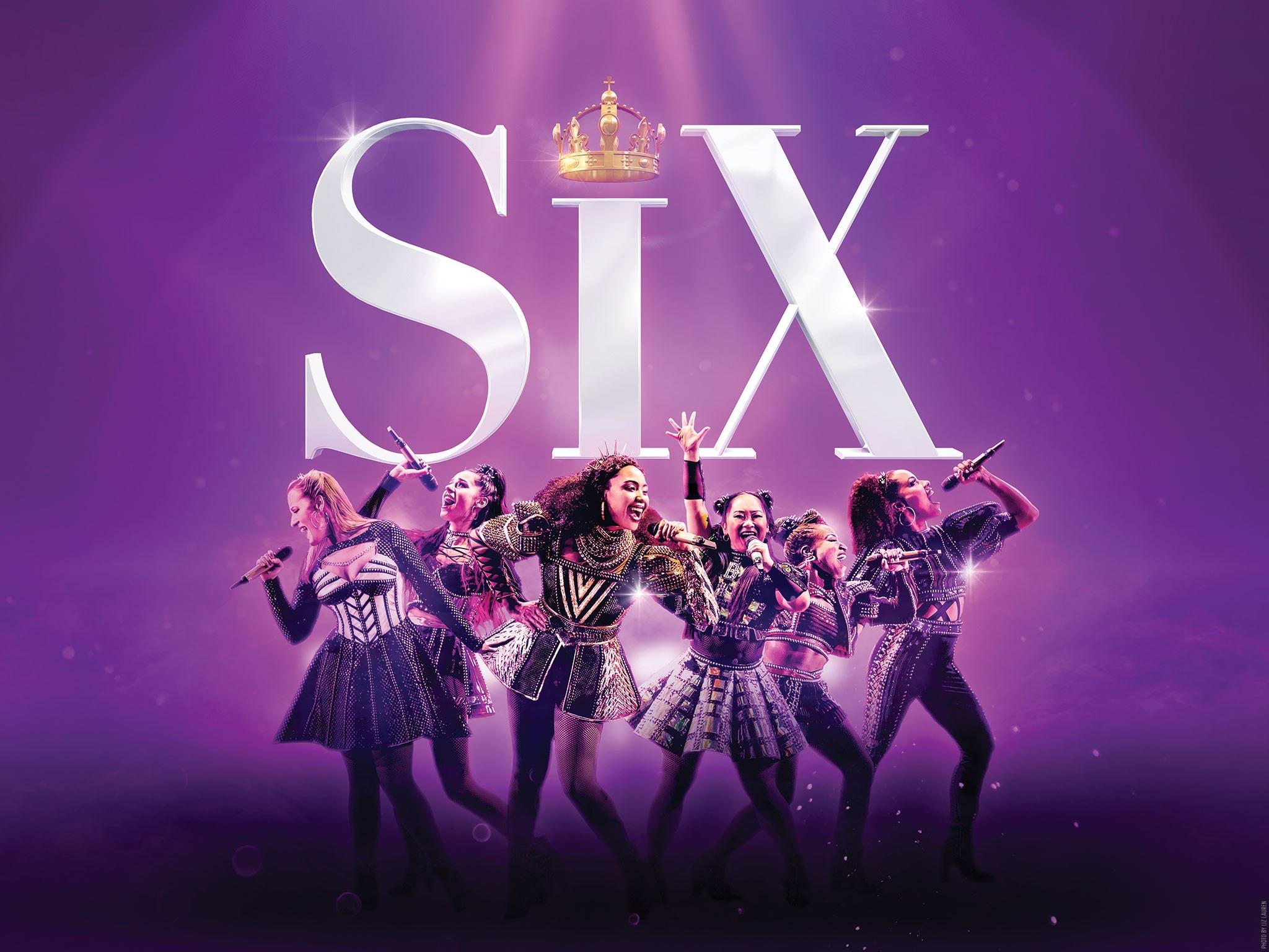 The poster for six, a musical - Broadway