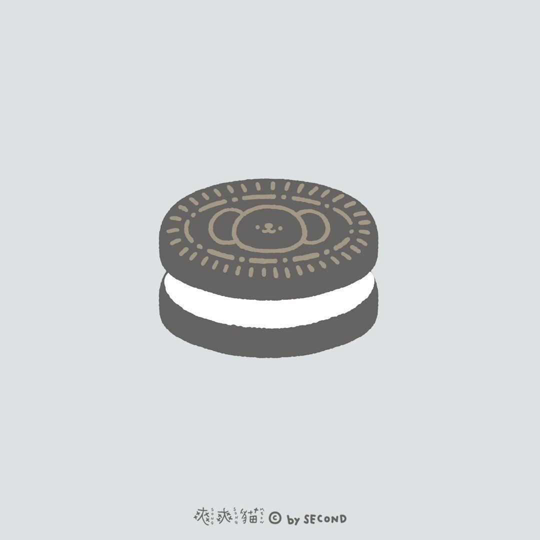 Cookie with a monkey on it - Oreo