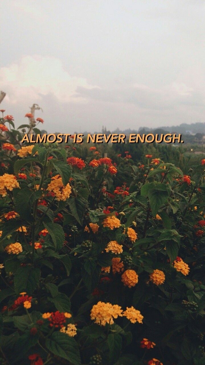 Almost is never enough. - Vintage fall, vintage