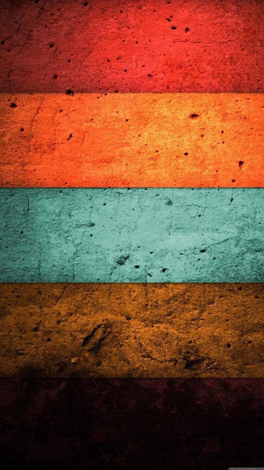 IPhone wallpaper with colorful stripes on a dark background - Retro