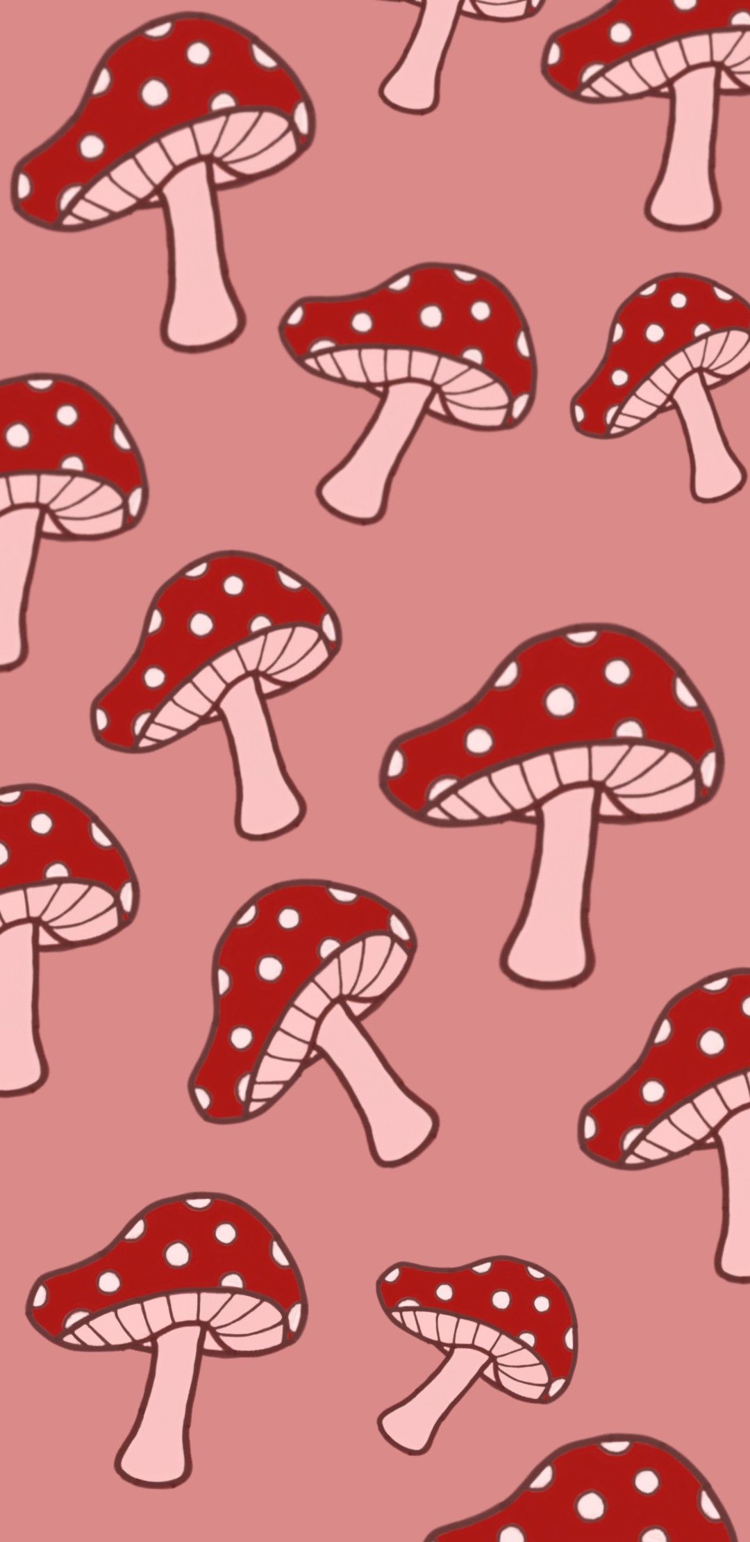 Mushroom wallpaper. iPhone wallpaper pattern, Frog wallpaper, Mushroom wallpaper