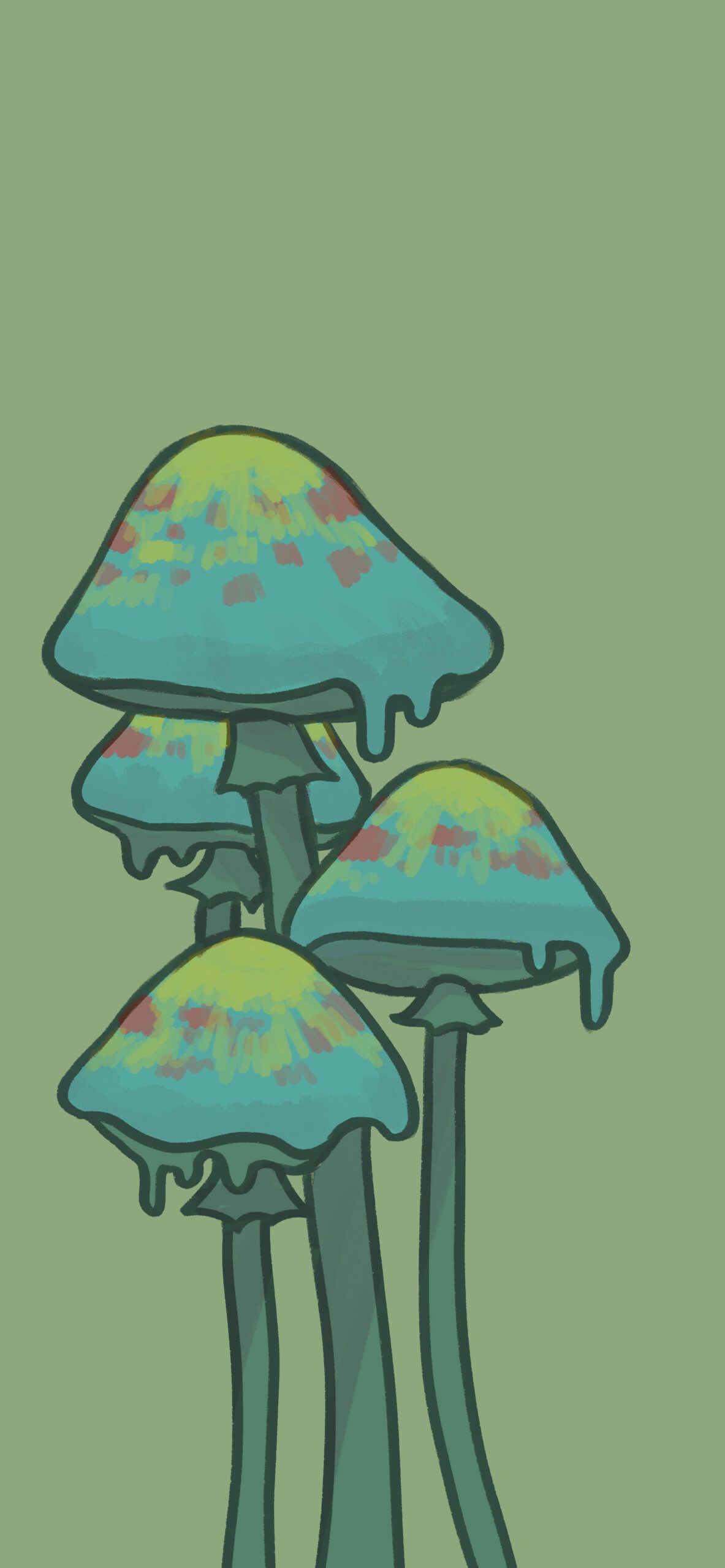 Trippy Mushroom Wallpaper Mushrooms Wallpaper for iPhone