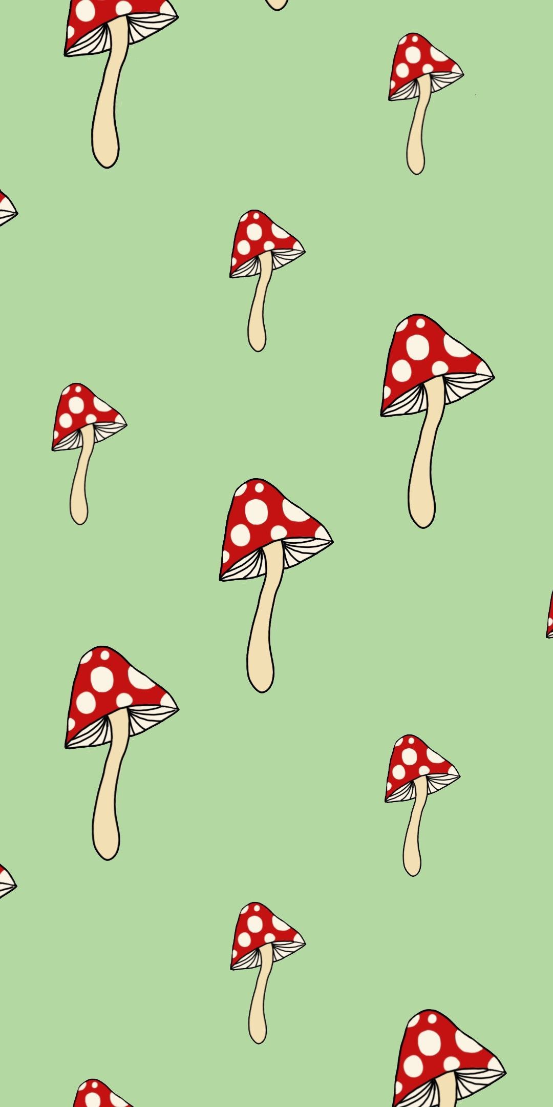 Mushroom wallpaper Cute aesthetic. Phone wallpaper patterns, Mushroom wallpaper, Phone wallpaper design