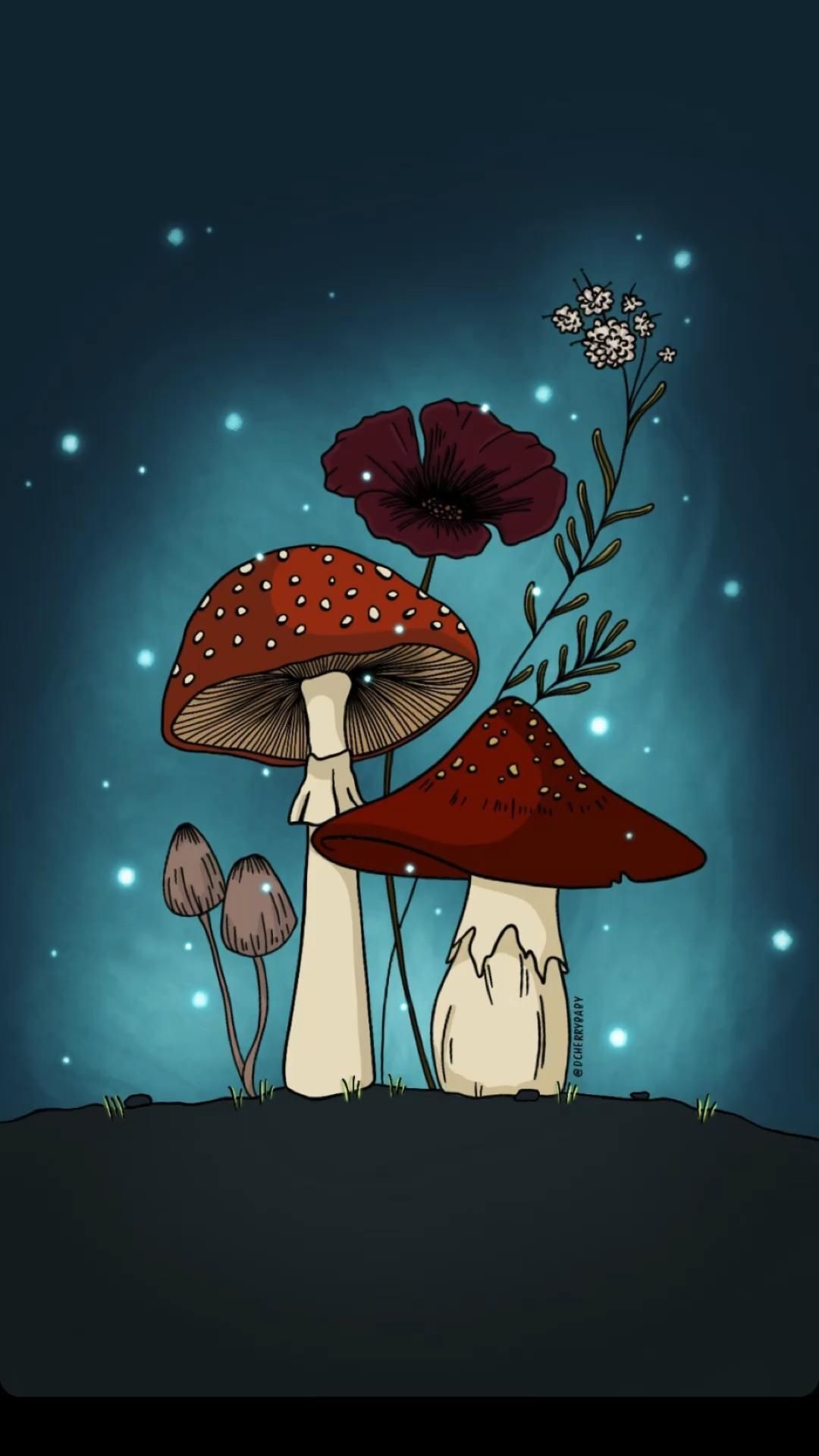 Mushroom Wallpaper