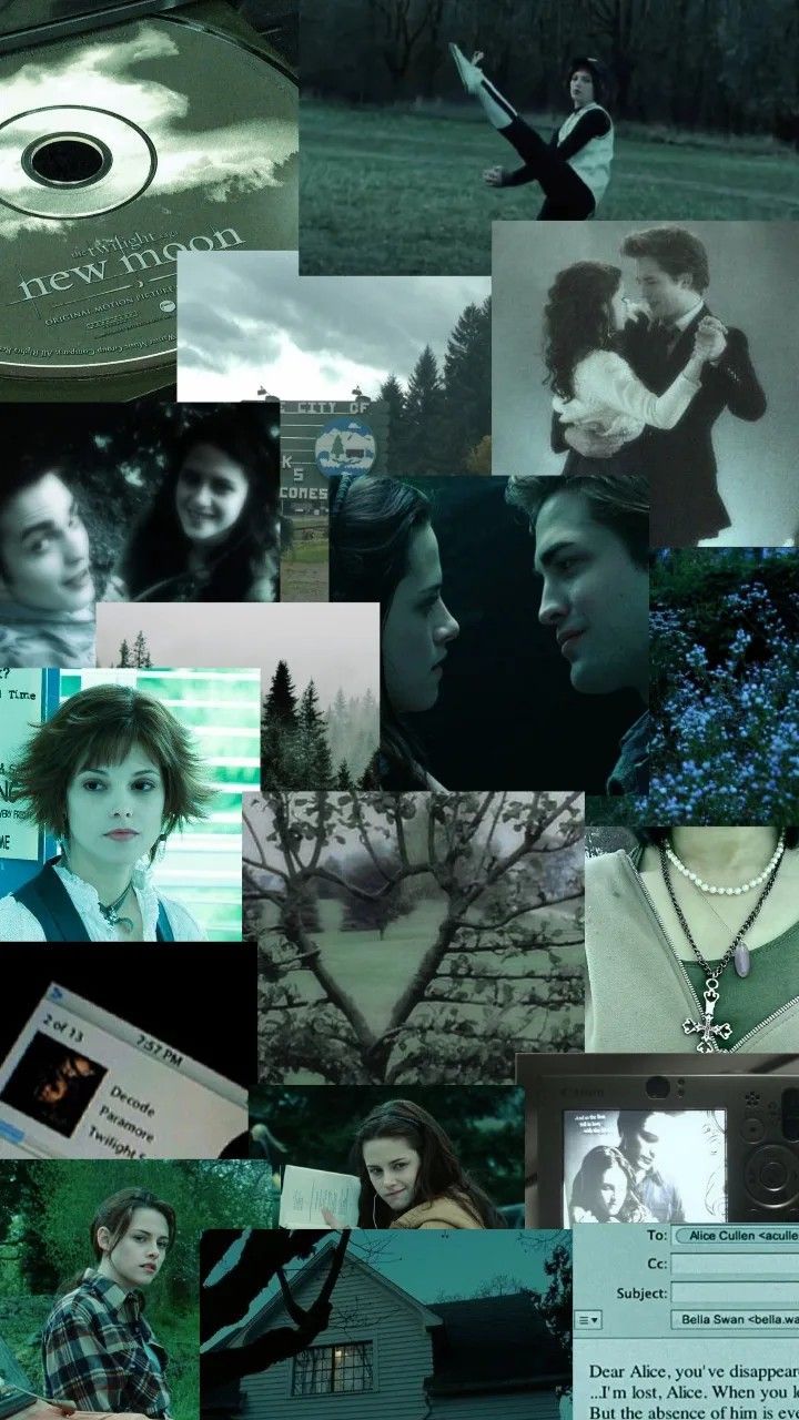 A collage of pictures with different people in them - Twilight