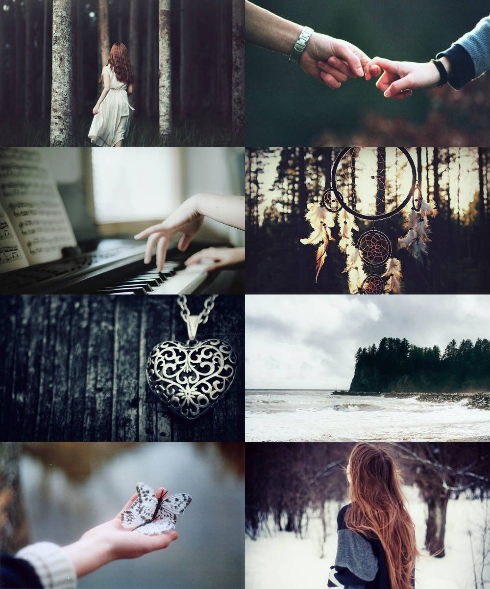 A collage of pictures with different themes - Twilight