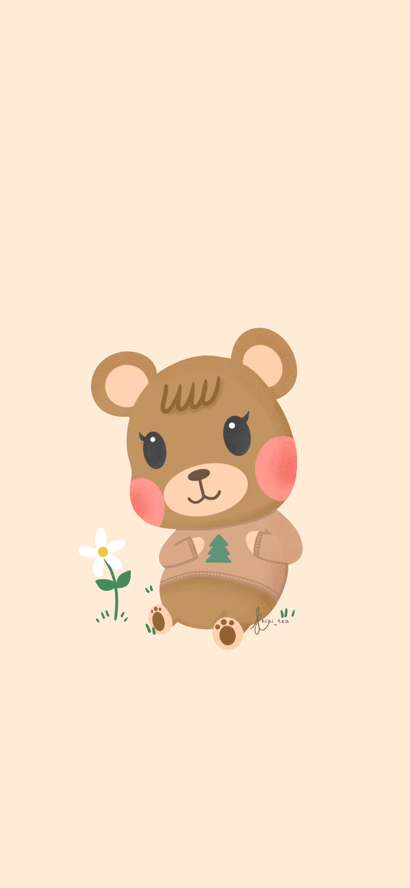 Made a Maple wallpaper! Happy birthday to the sweetest cub ❤️