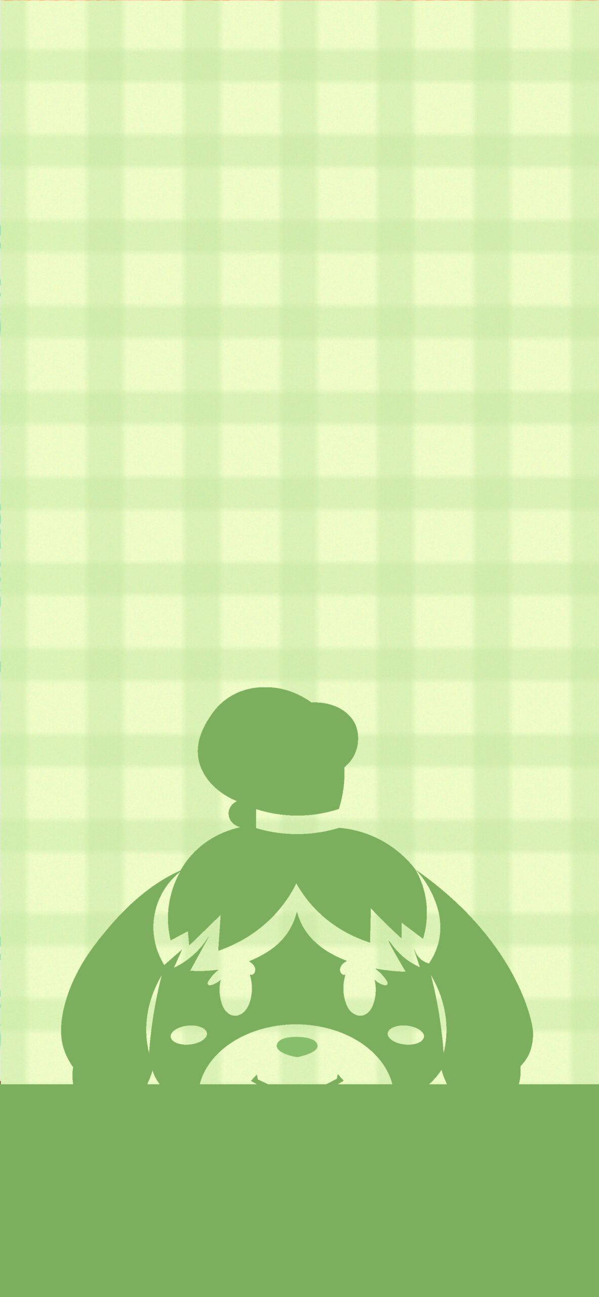 Animal Crossing iPhone wallpaper featuring a villager in a chef's hat. - Animal Crossing