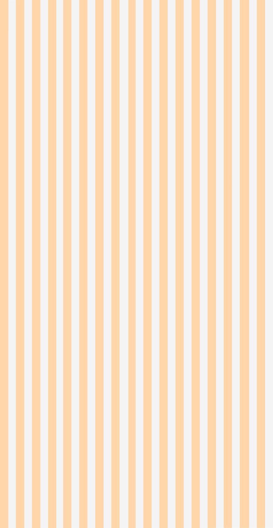 A striped wallpaper with orange and white stripes - Pastel orange